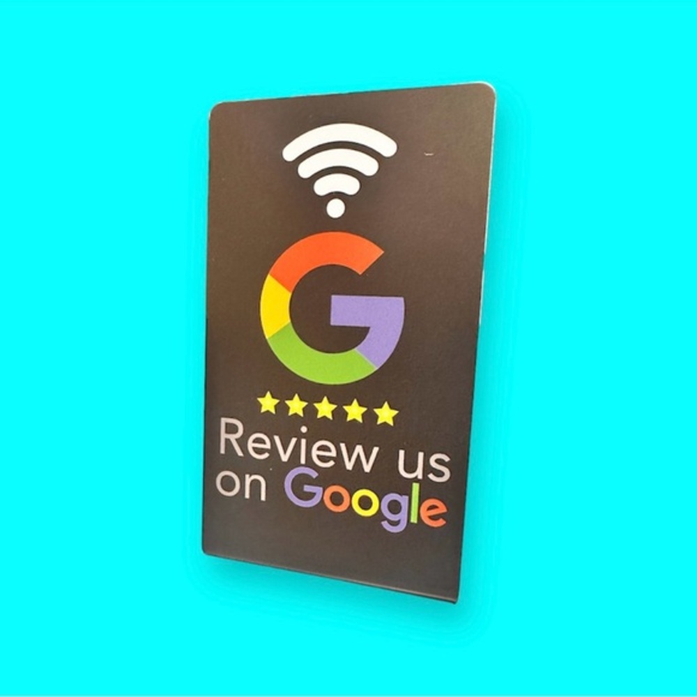 Google Review Card NFC stand display card stand small business or office